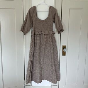 Neuflora cotton gingham dress